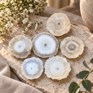 Solar quartz stalaktitskiva - liten