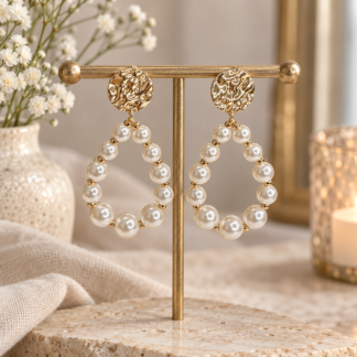 Pearl ear - white