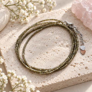Halsband - obsidian goldsheen