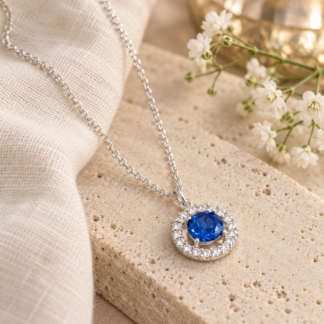 Miranda neck - sapphire