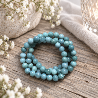 Armband - blue water jade