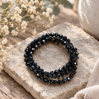 Armband - turmalin facetterad
