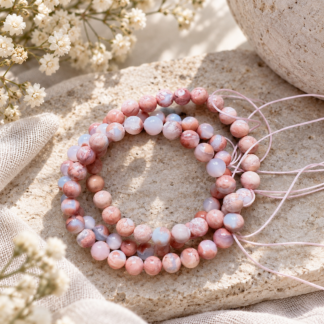 Armband - cotton candy 7 mm