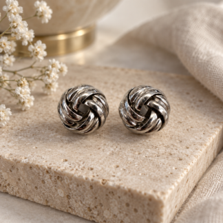 Knot ear - silver