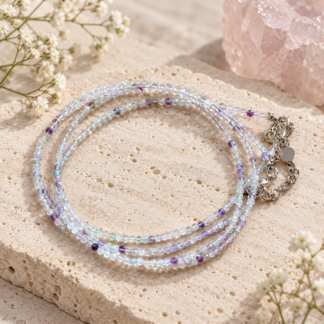 Halsband - fluorit