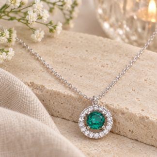Miranda neck - emerald