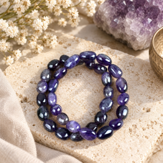 Armband - ametist freeform