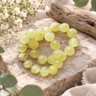 Armband - citronkalcit 15 mm