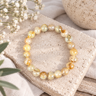 Armband - golden healer dendritisk ljus 9 mm