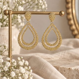 Oval ear - gold