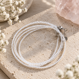 Halsband - bergkristall