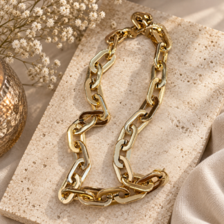 Acrylic long neck - gold
