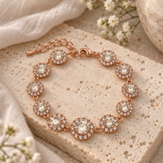 Sienna brace - crystal rose