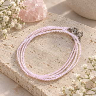 Halsband - rosenkvarts