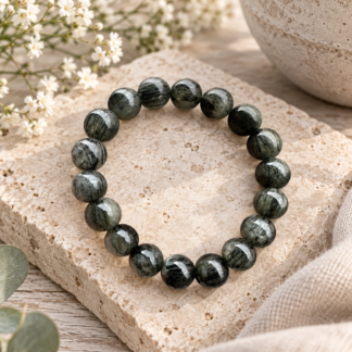 Armband A06 - grön rutilkvarts