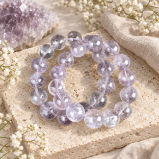 Armband - ametist 15 mm