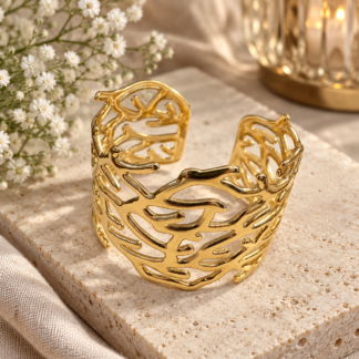 Bangle - branches gold