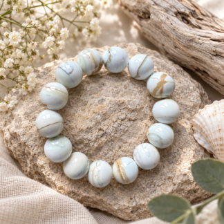 Armband - ocean agat 16 mm