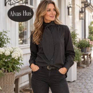 Tie shirt - black