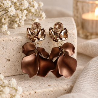 Flake bling ear - chocolate