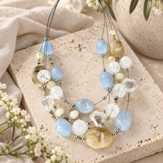 Stone neck - blue