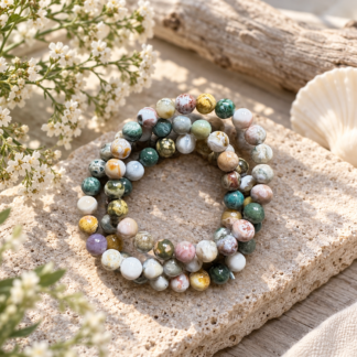 Armband - ocean jaspis 8 mm