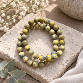 Armband - bumblebee jasper